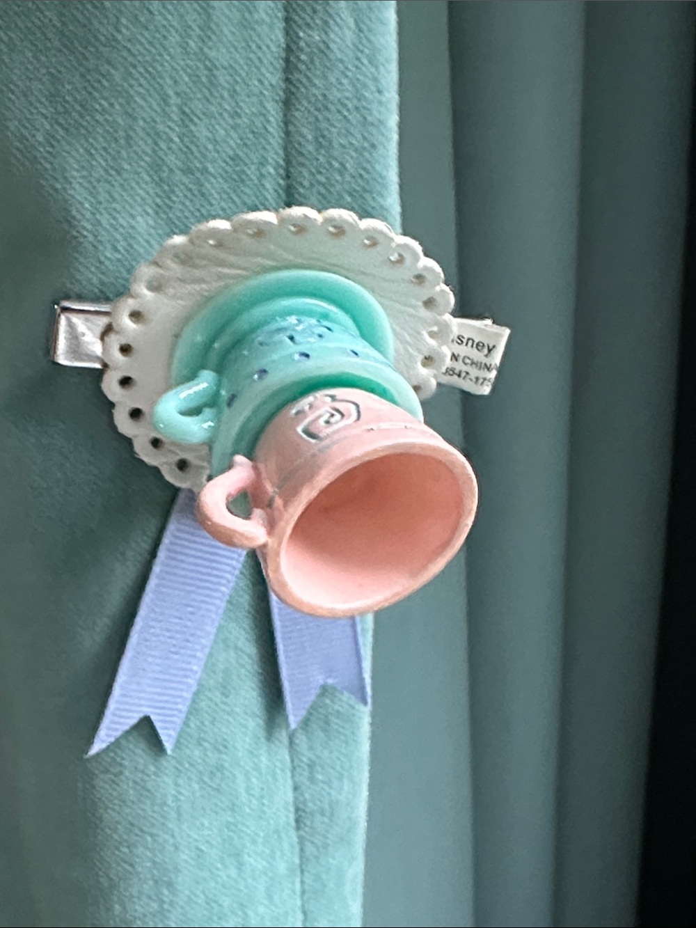 Disney Pastel Teacup Stack Pin - Pink, Mint, Light Blue